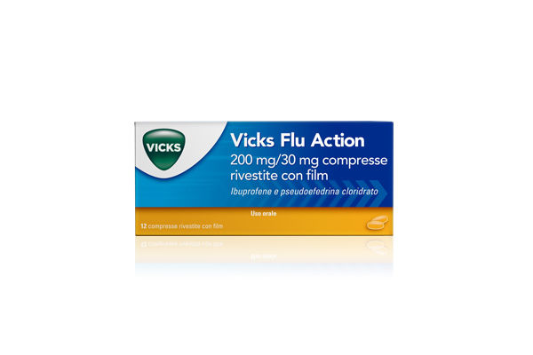 Vicks Flu Action - 12 compresse