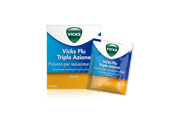 Vicks Flu Tripla azione 10 bustine